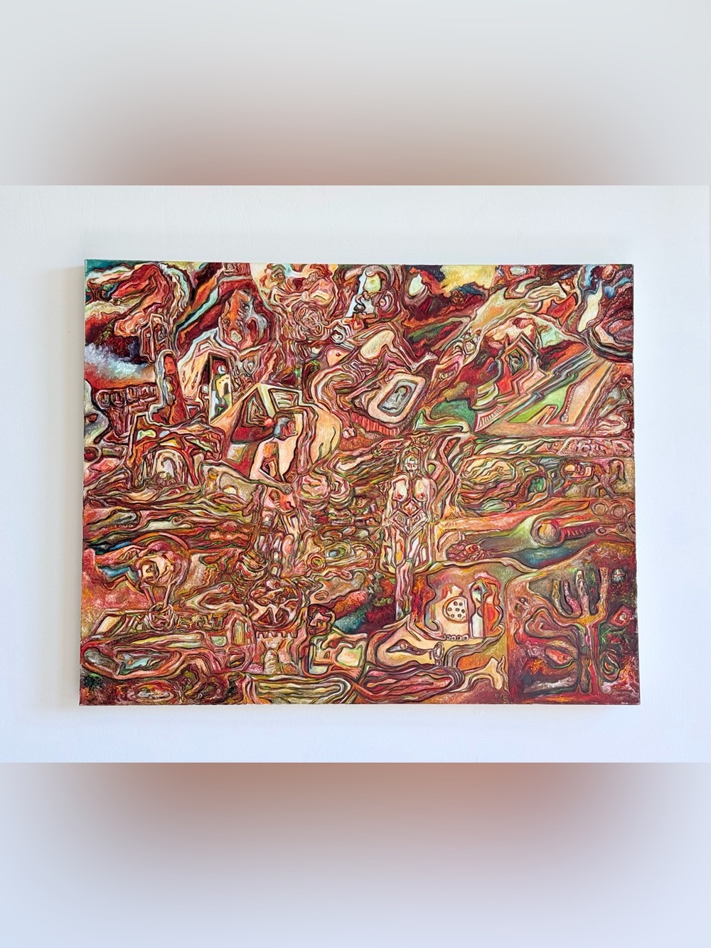 Original Oil Painting "Continental Shift" (2003) by Michael B. Stuart